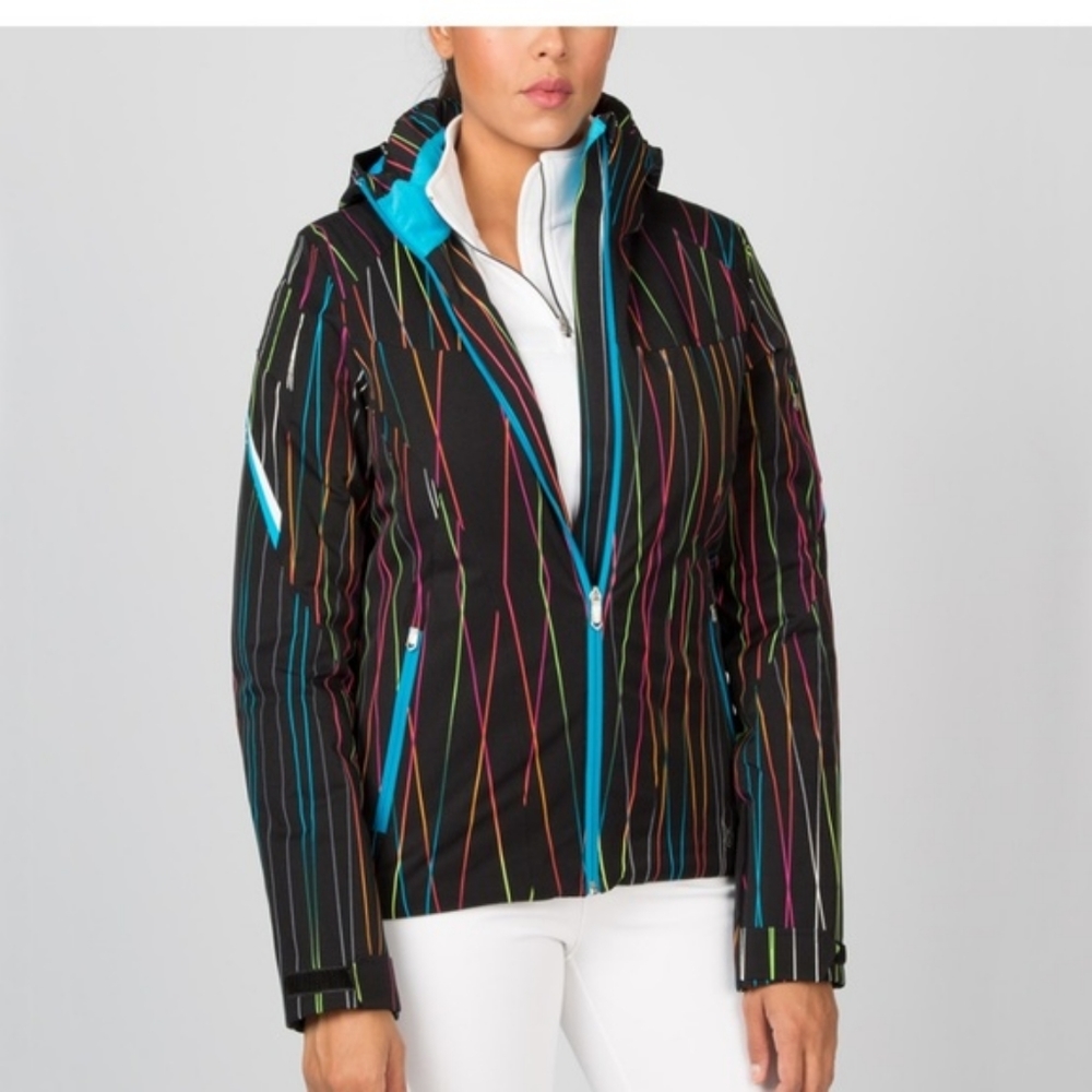 Spyder Womens Project Jacket, Orycle Print/Black 8